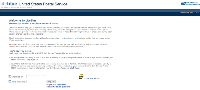 Liteblue Usps Login